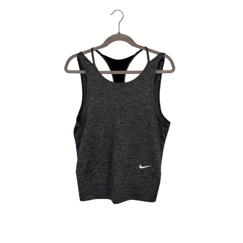 Nike Dri-FIT Women’s Small Gray Racerback Running Training Tank Top